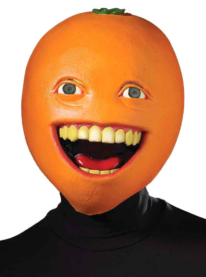 funny mask orange