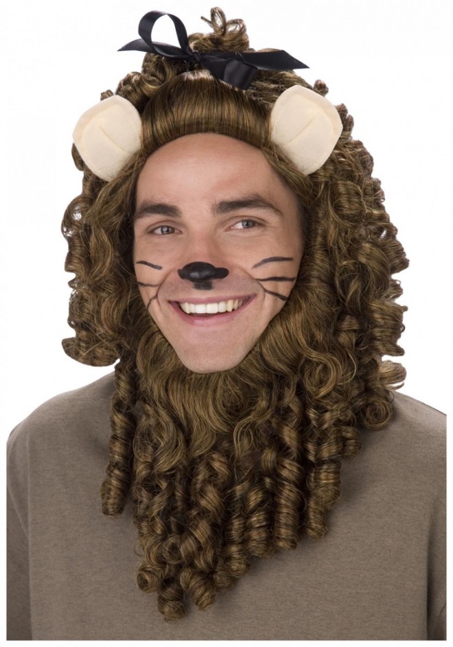 funny wigs lion