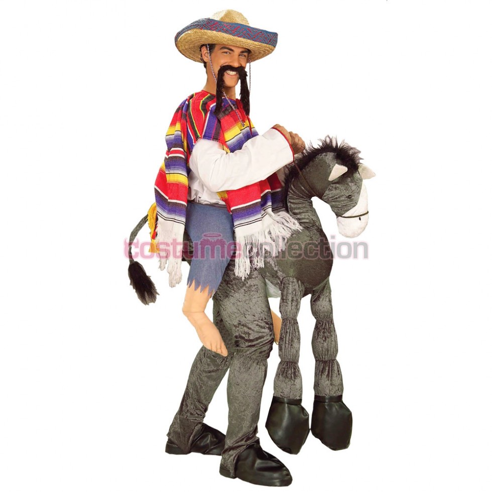 funny costumes donkey rider