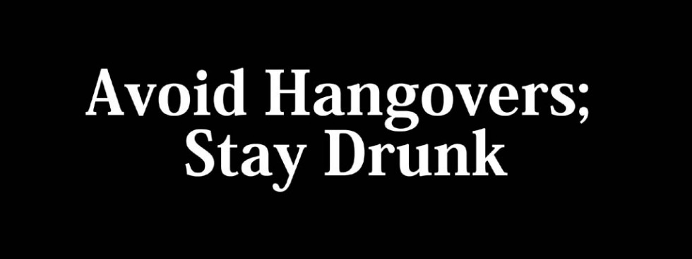 funny sayings hangover