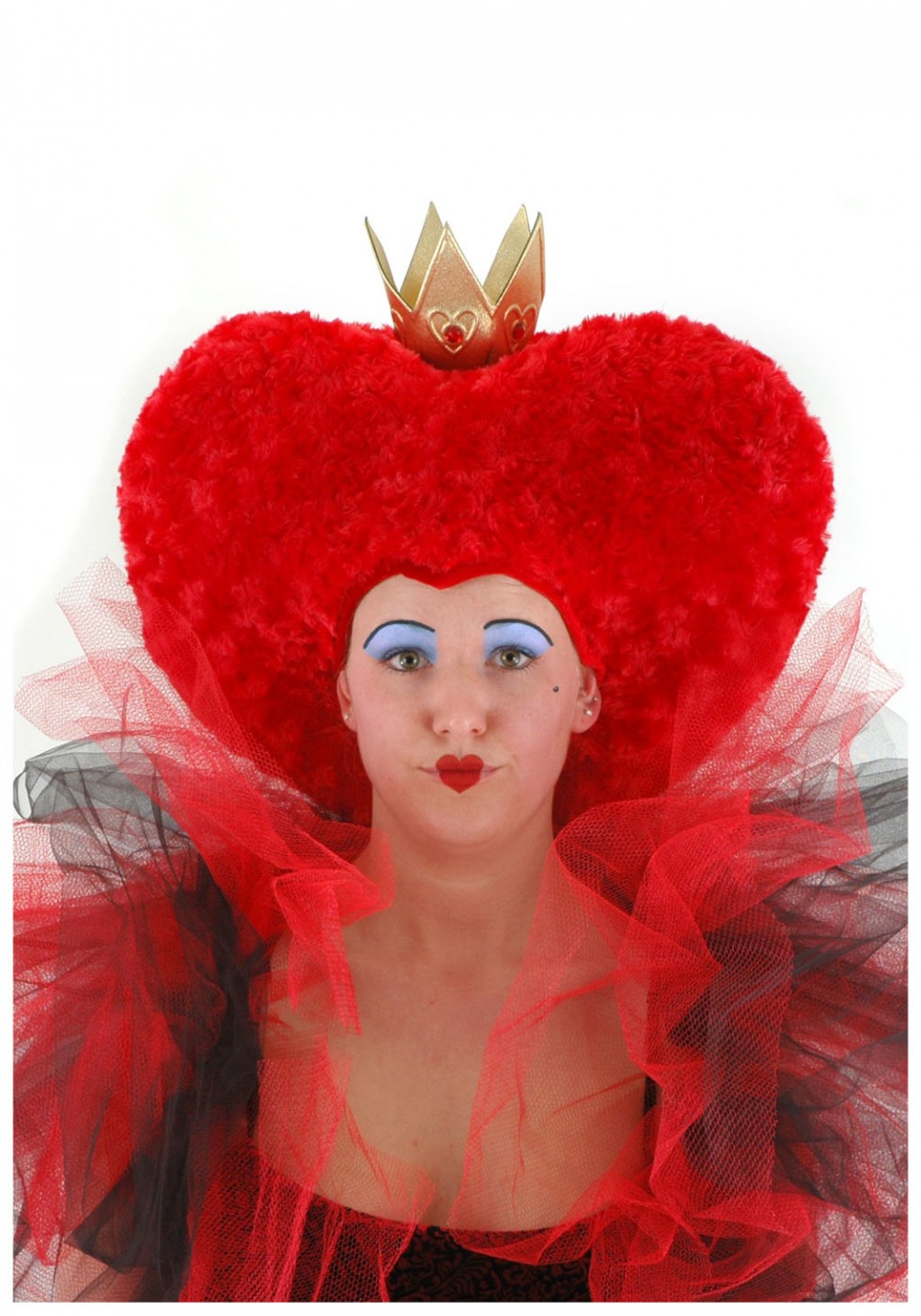 funny wigs queen heart