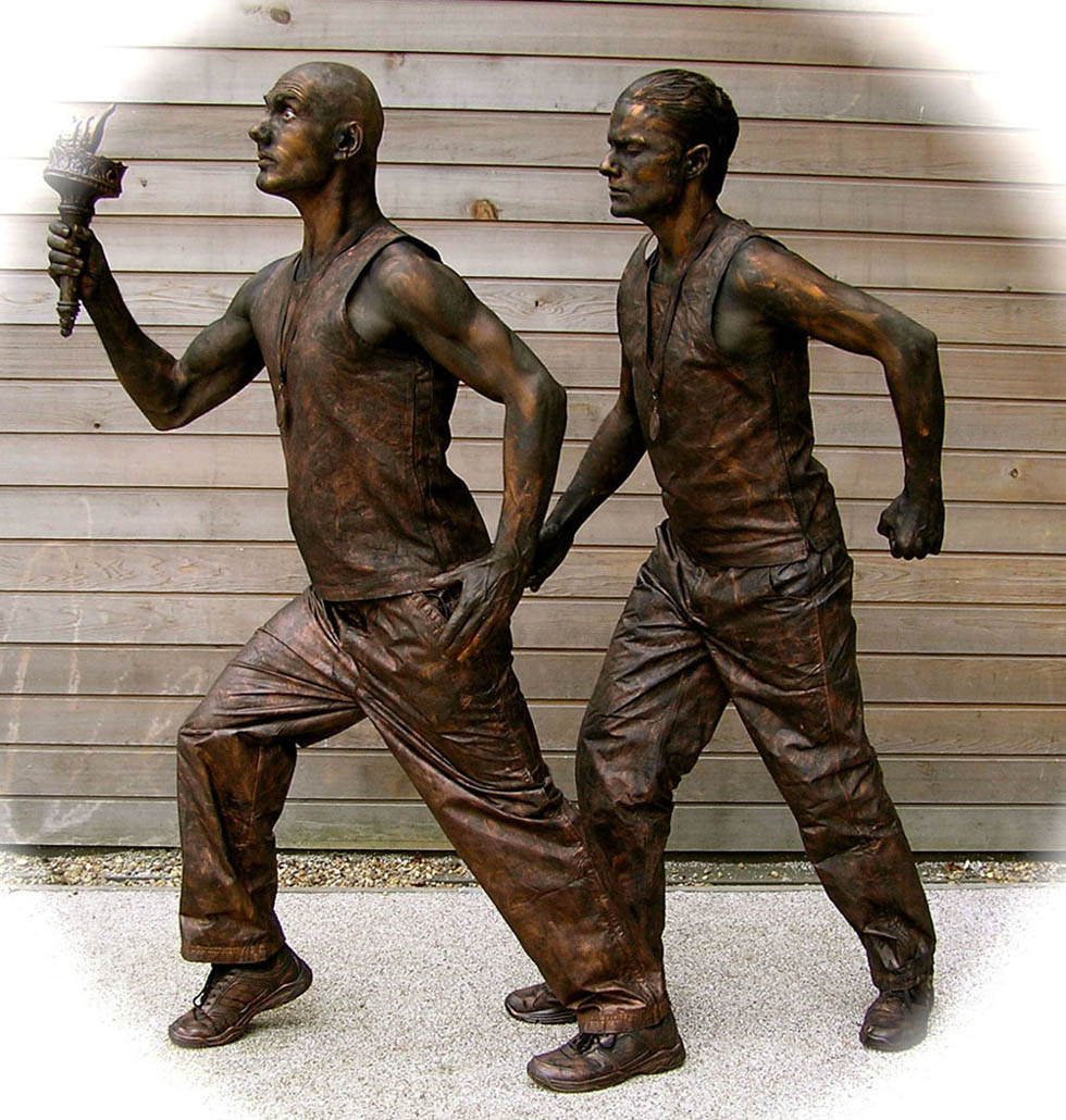 living statues olympic