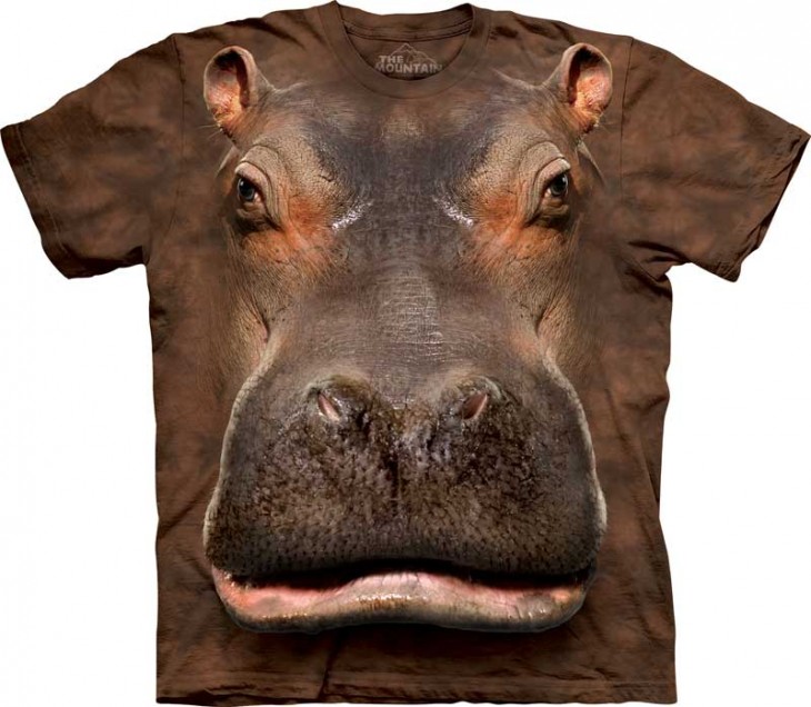 funny tshirt hippo