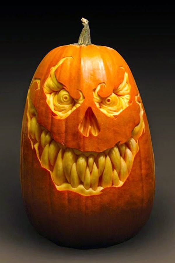 13 evil pumpkin carving idea
