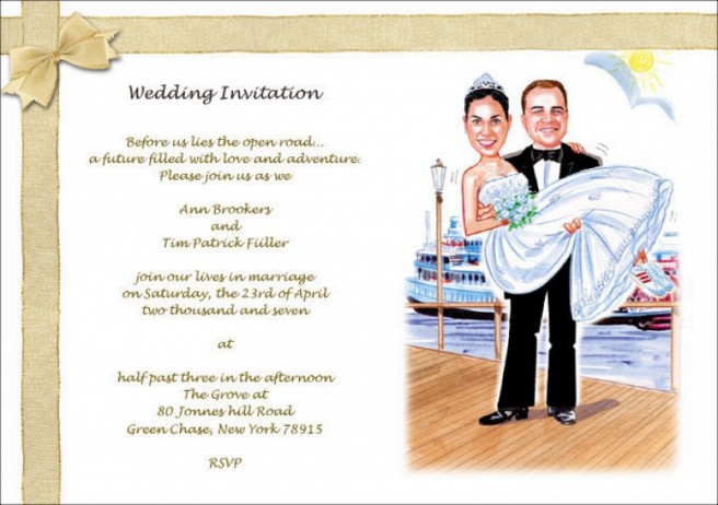 funny wedding invitation cards