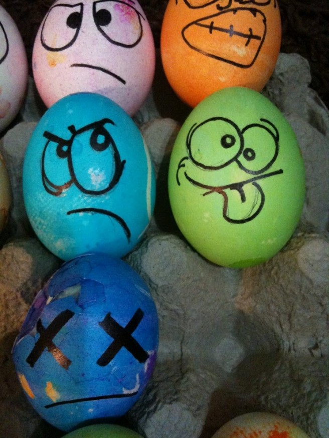 funny egg art drawing