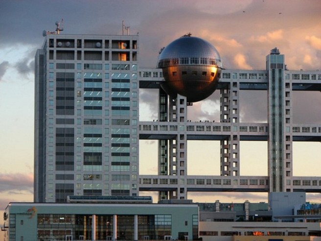 fuji television building japan modern architectural wonders