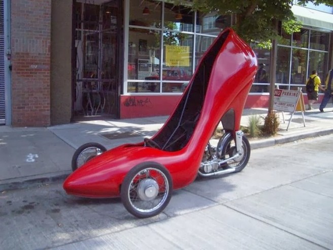 funny shoe car pictures