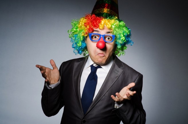 funny business clown picture