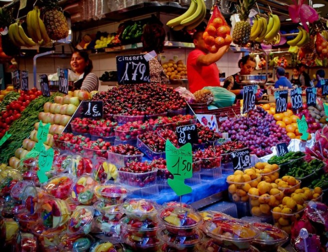 vegetable and fruits market