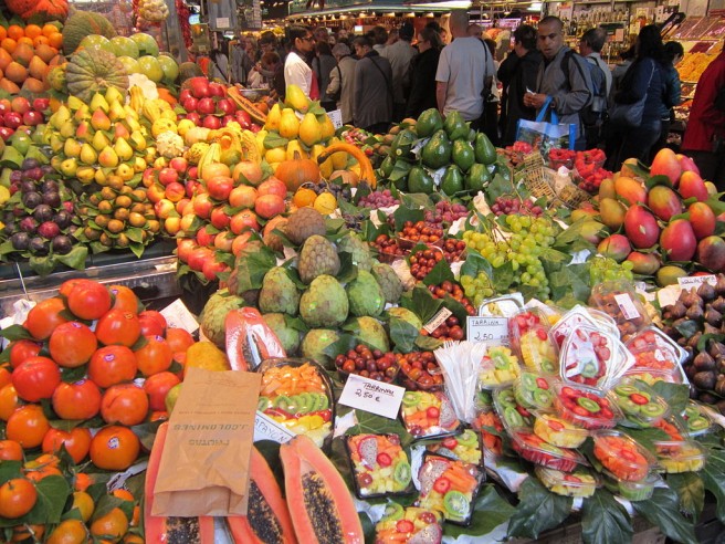 vegetable and fruits market