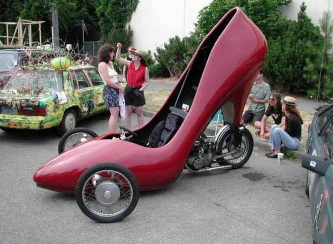 car funny shoe pictures
