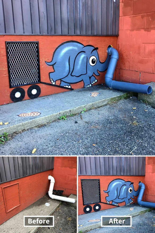 15 funny street art painting tom bob