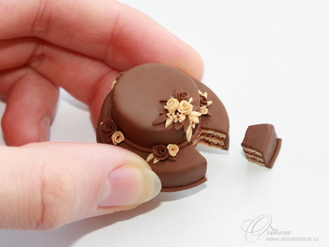 3 miniature cake chocolate annaoriona