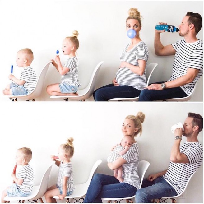 2 funny and creative family photos kate weiland
