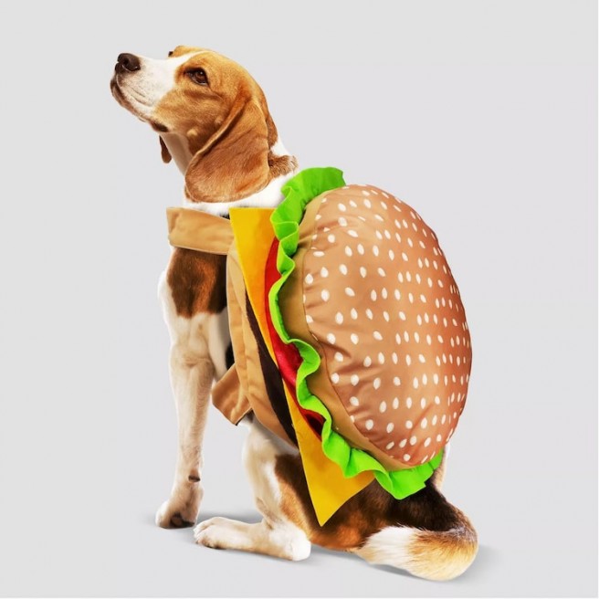 1 admirable halloween pet costume burger dog