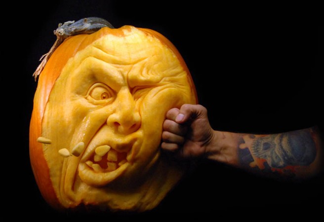 10 halloween pumpkin sculptures face villafane studios