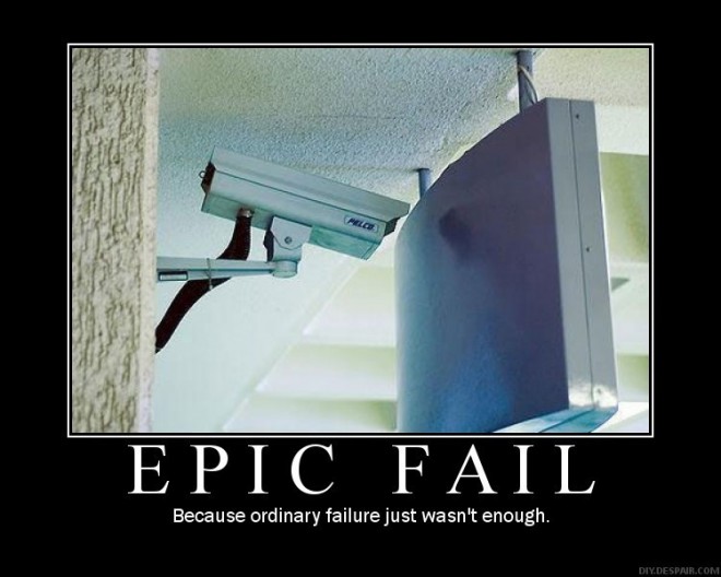 epic fail security camera