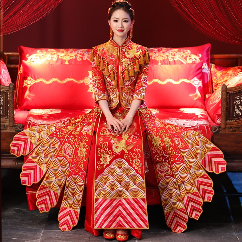 funny wedding dress chinese