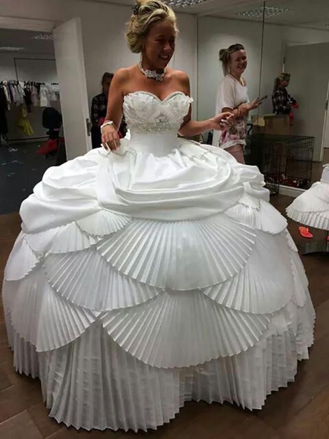 most funniest wedding dress