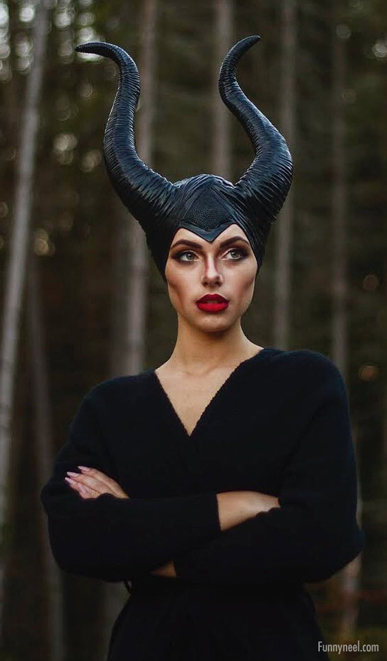 beautiful maleficient character