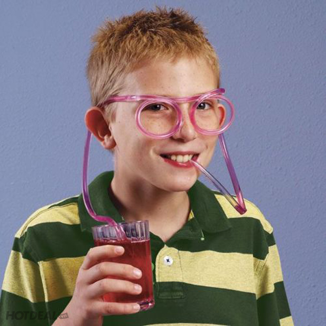 funny picture boy straw juice