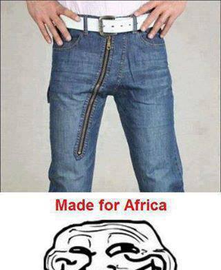 funny jeans pant africa