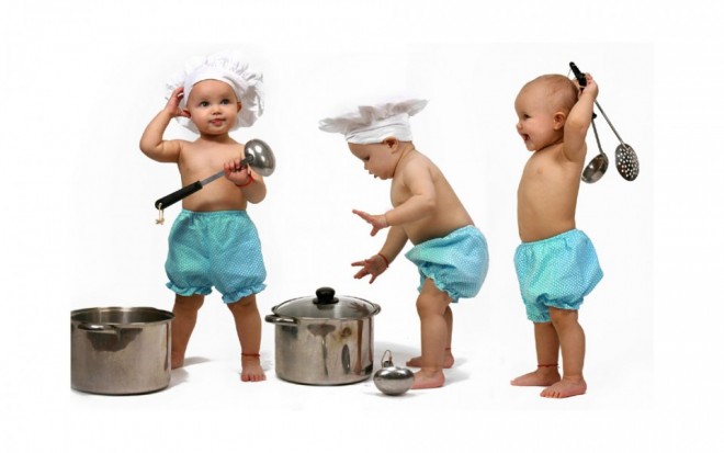 funny kids little chefs