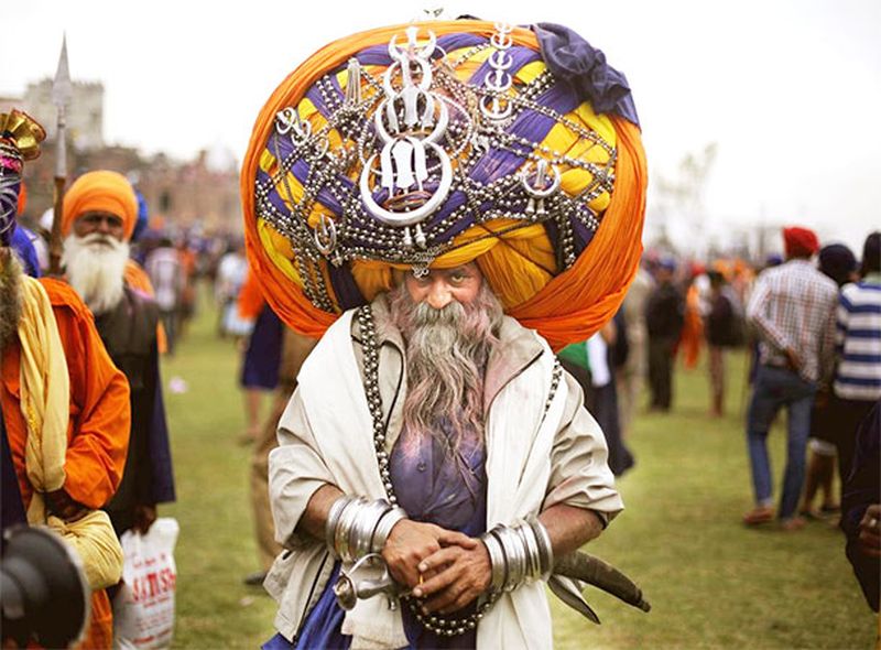 funny world record heaviest turban by avtar singh mauni