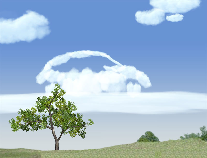 3d inspiring clouds picture