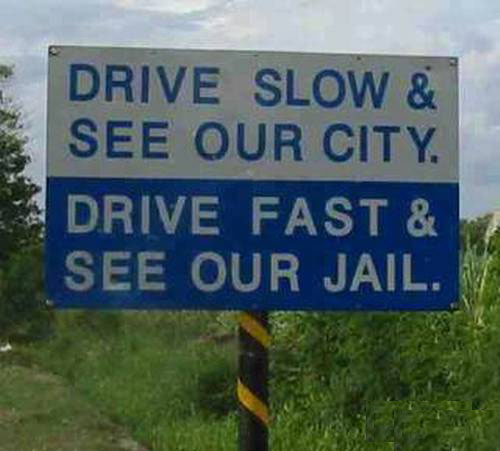 funny traffic signs
