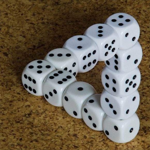 optical illusion dice