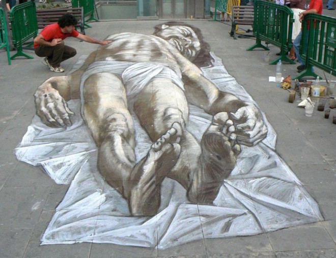 amazing man street art