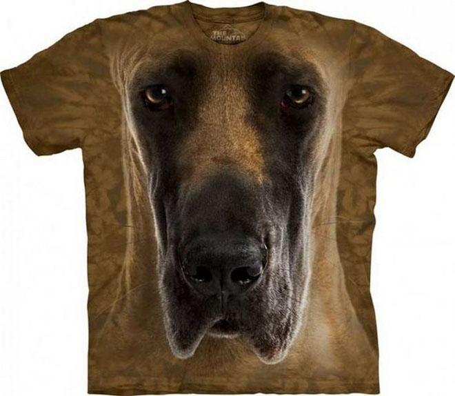 3d dog face tshirts