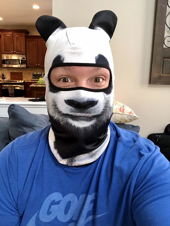 funny mask for panda pandemic