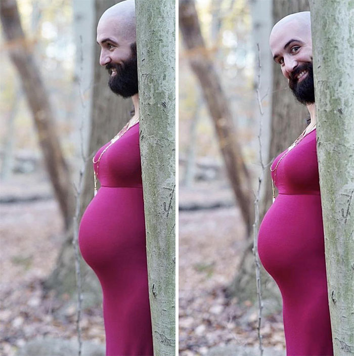 funny picture maternity photoshoot