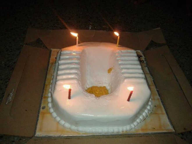 funny cake for your birthday