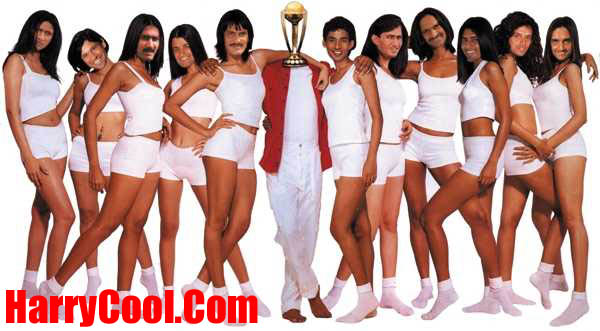 indian cricket team in bikini