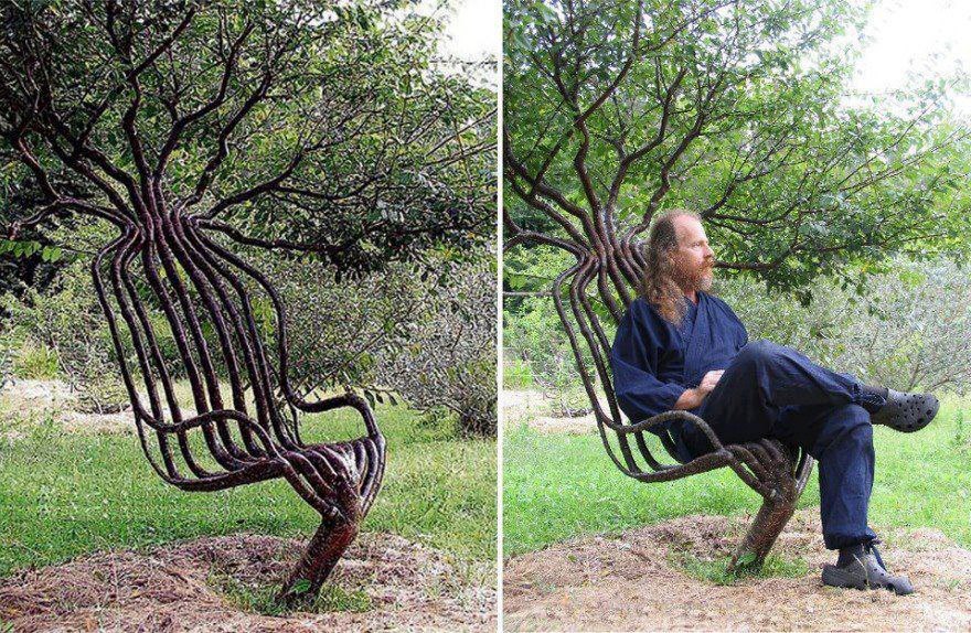 funny tree chair
