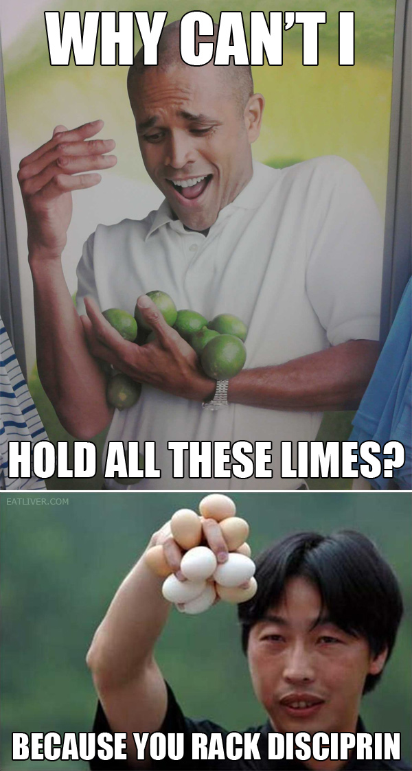 holding 15 eggs in one arm
