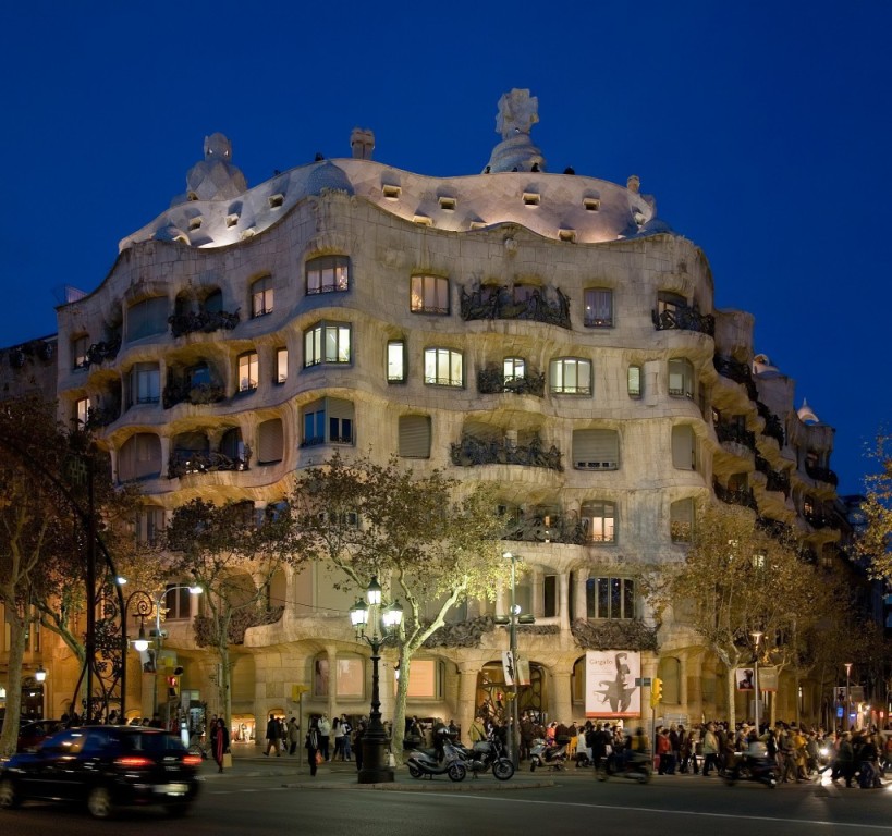 casa milaa barcelona architecture photography