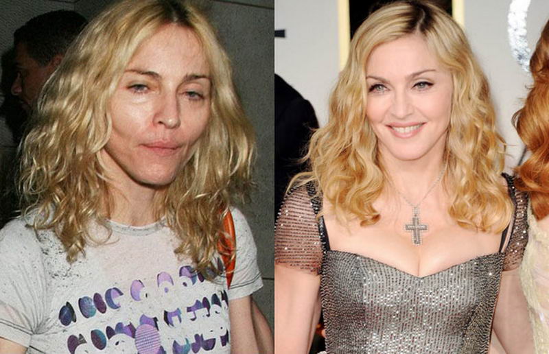 madonna celebrities without makeup