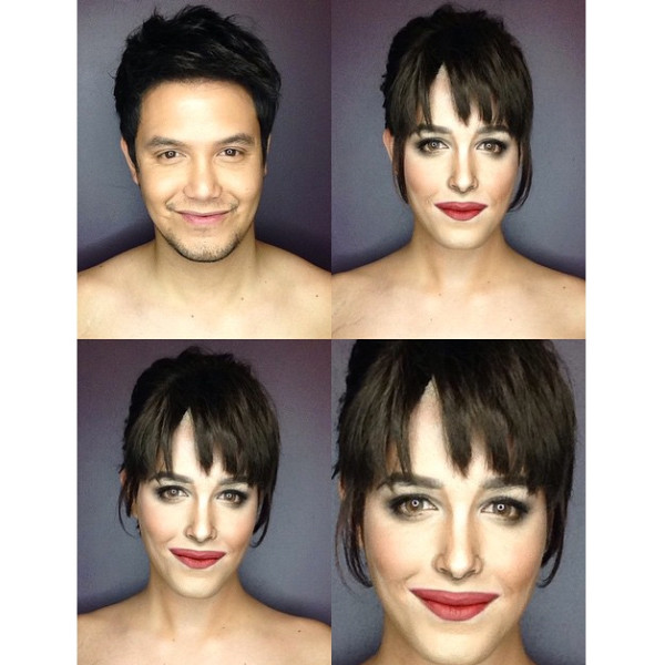 makeup artists transformation celebrities