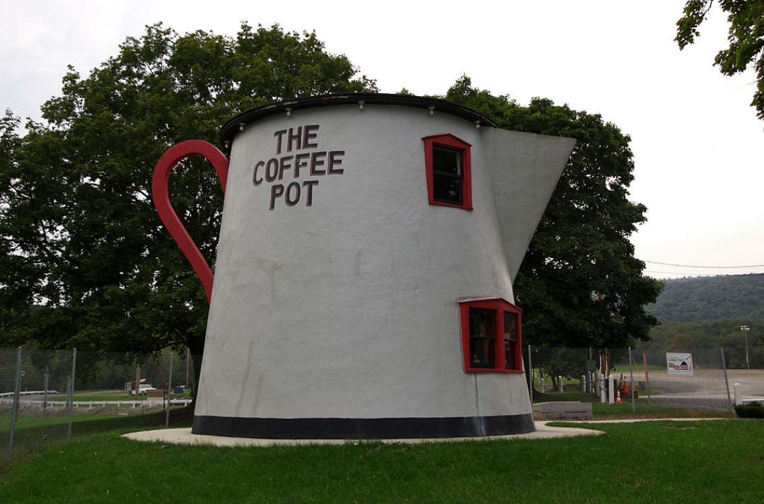 coffee pot novelty architecture