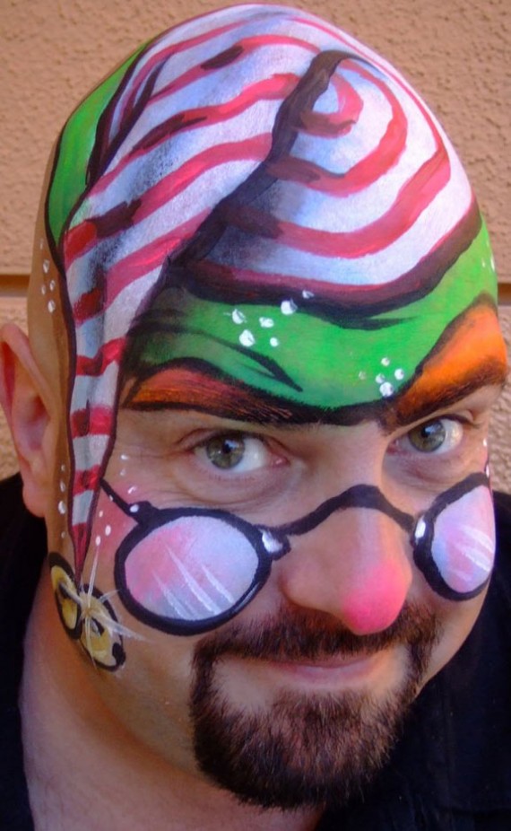 funny face painting