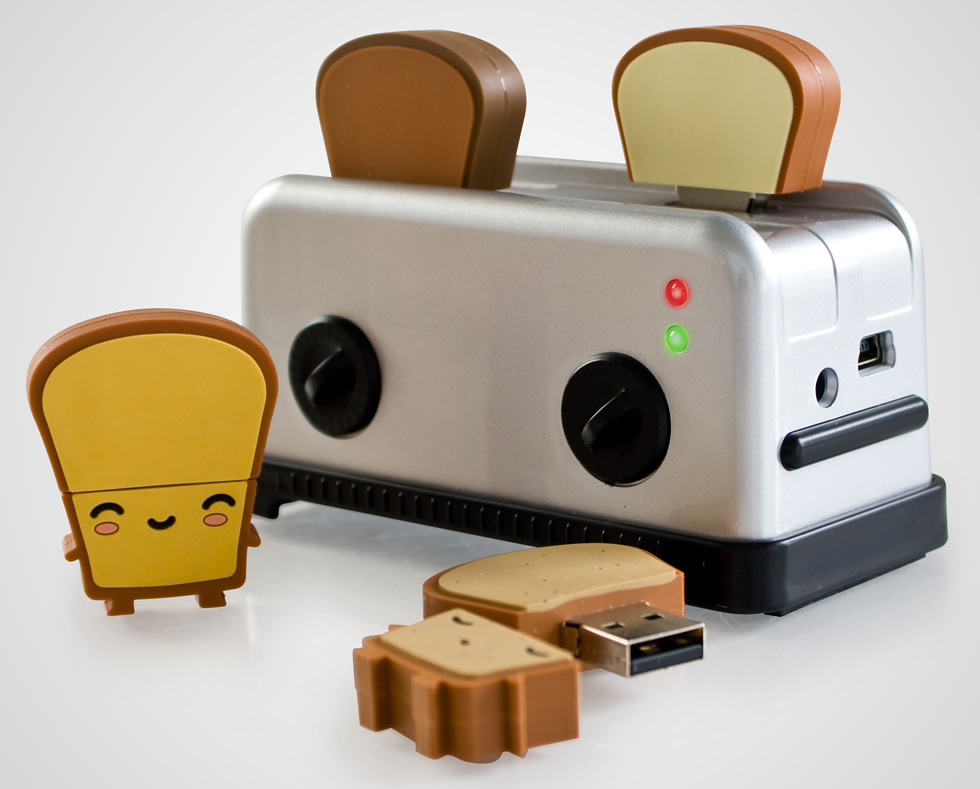 funny usb toaster gadget