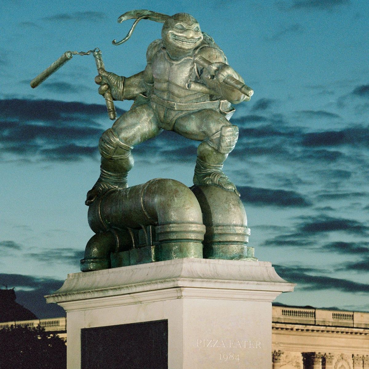 parisian monument ninja turtle benoit lapray