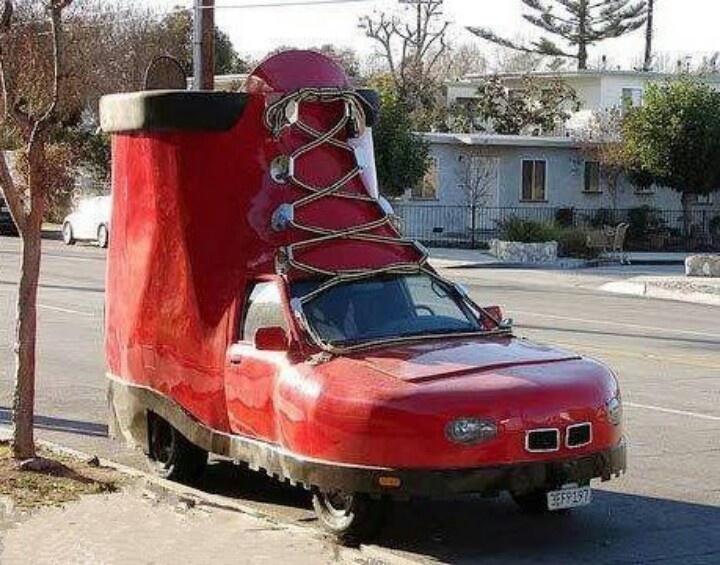 car funny shoe pictures