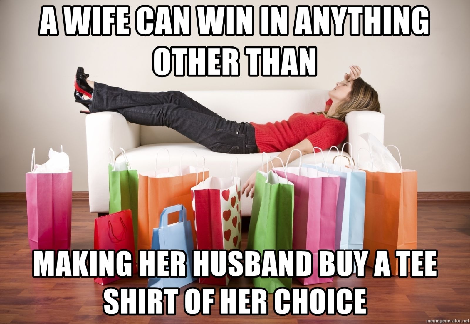 funny husband and wife meme image