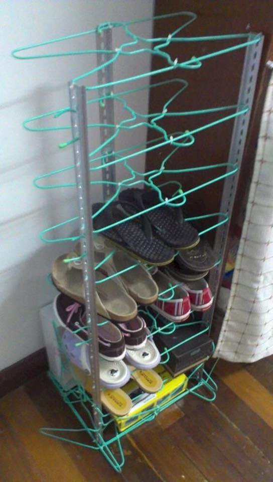 diy shoe rack ideas